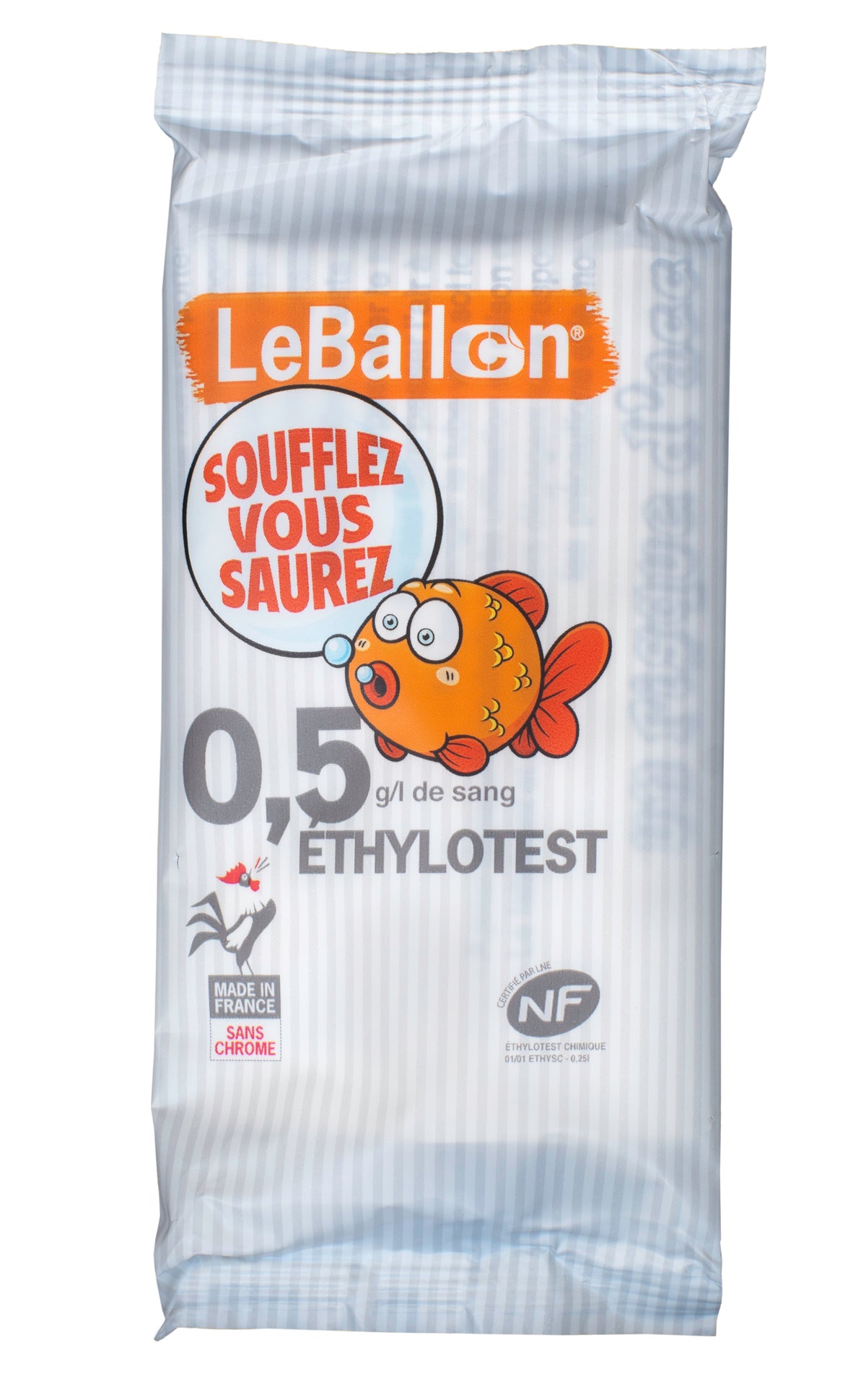 Éthylotests à Usage Unique 0,5 Médical