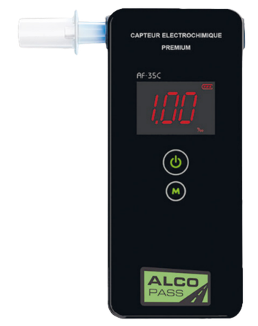 Éthylotest Electronique de Classe 2 - Alcopass AF 35C