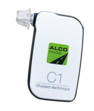 Éthylotest Electronique de Classe 2 Connecté - Alcopass C1