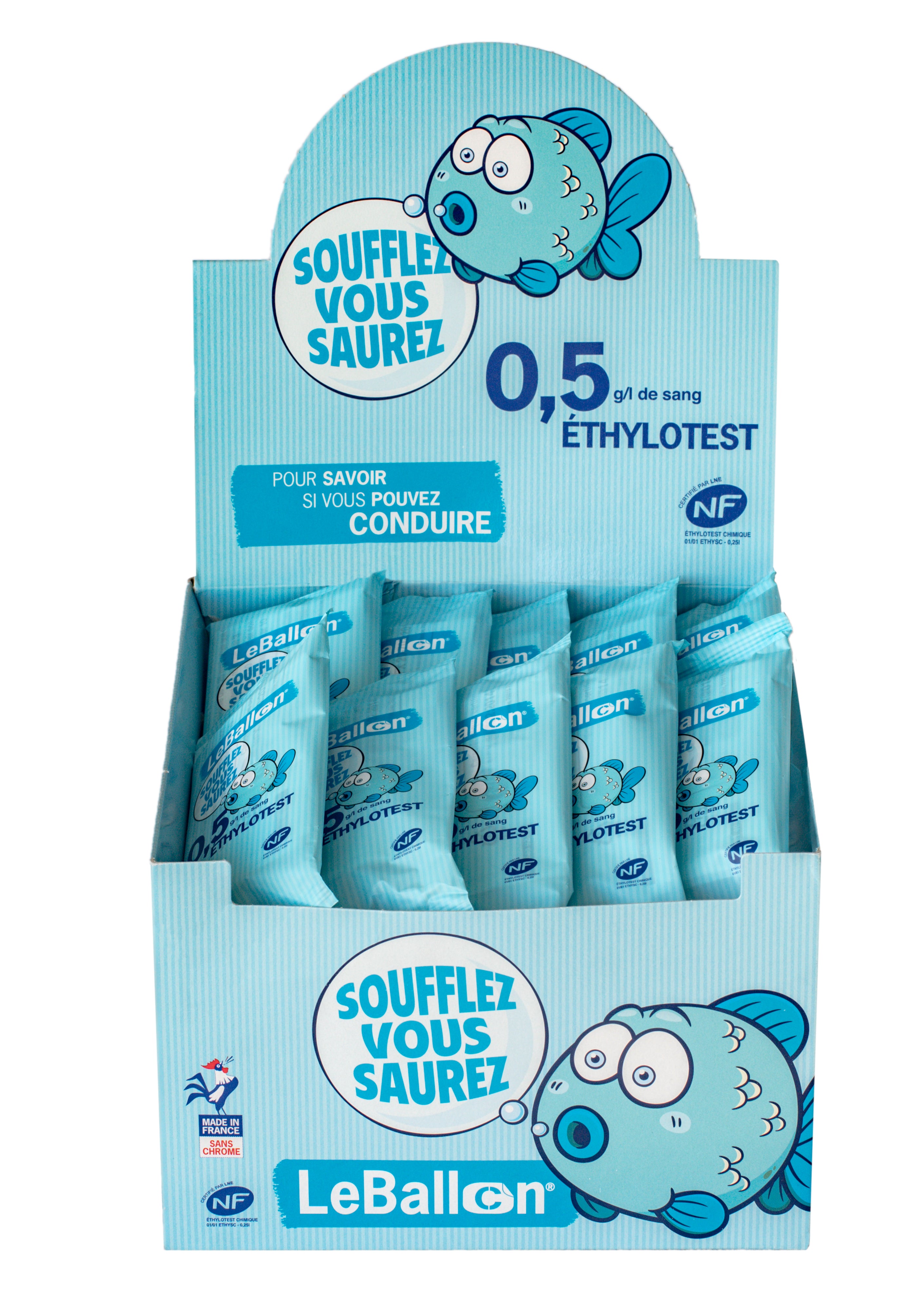 Présentoir Contralco (40 tests inclus)